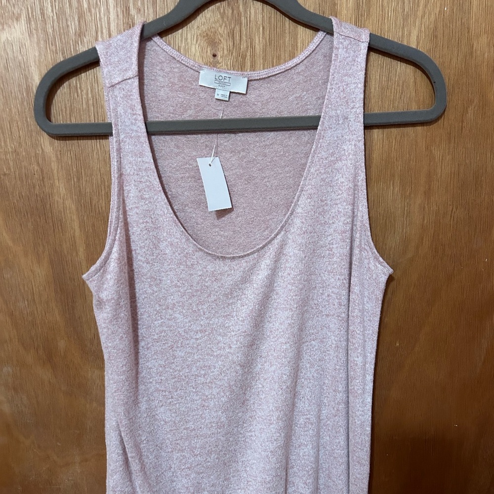 LOFT pink sleepwear tank top NWT size Medium